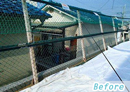 �V�����ɂ��l�b�g�t�F���X�|��