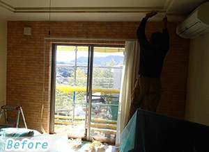 内部1F東面壁寄天井　解体