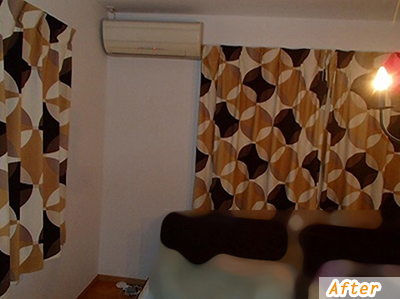 内部2F寝室　修補完了