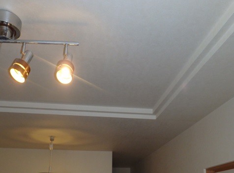 内部1F天井　修補完了