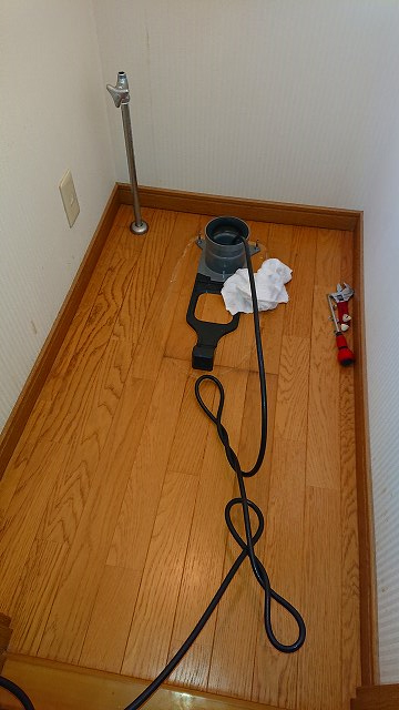 汚水管内洗管洗浄