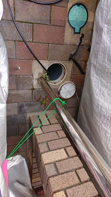 汚水管内洗管洗浄