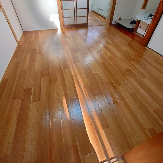 1階和室から洋室床の間改修