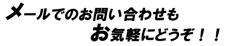 ���[���ł̂��₢���킹�����C�y�ɂǂ����I�I