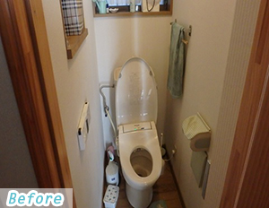 トイレ内改修工事施工前