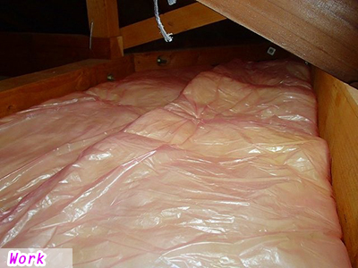 屋根裏　収納簡易増築工事