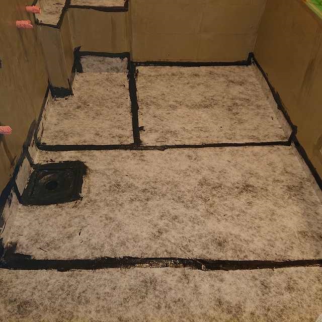 床下防水層設置